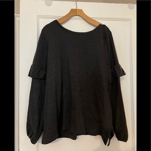 Old Navy Ruffle Sleeve Sweatshirt